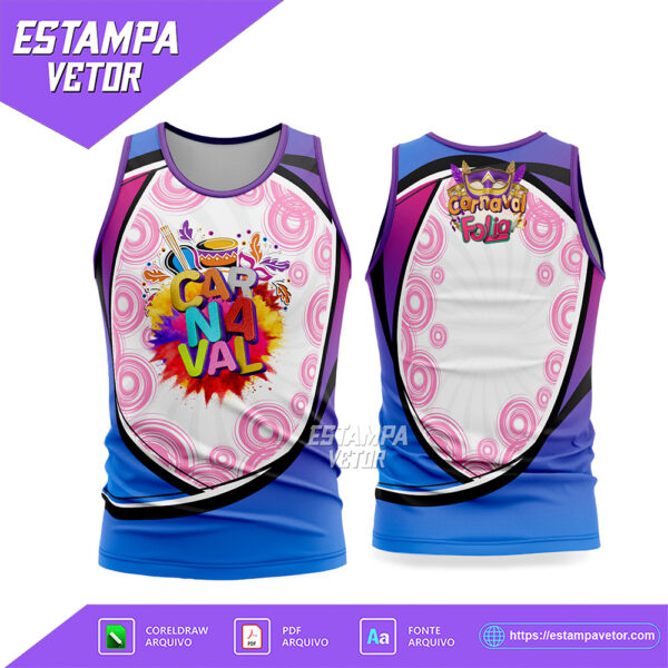 Arte Vetor Camisa Abadá Bloco Carnaval 2026 Corel Draw X7 para sublimação