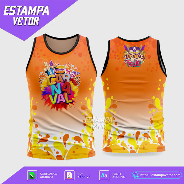 Arte Vetor Camisa Abadá Bloco Carnaval 2026 Corel Draw X7 para sublimação