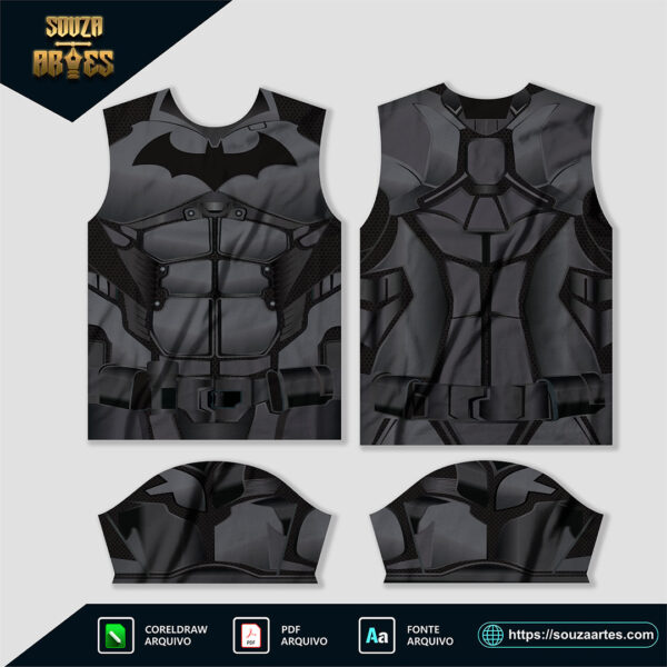 arte vetor camisa batman