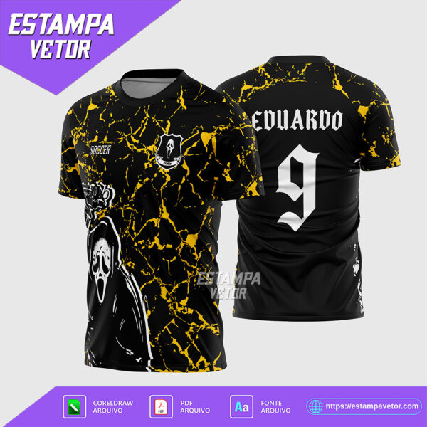 Arte Vetor Camisa Interclasse A Morte Corel Draw X7 para sublimação