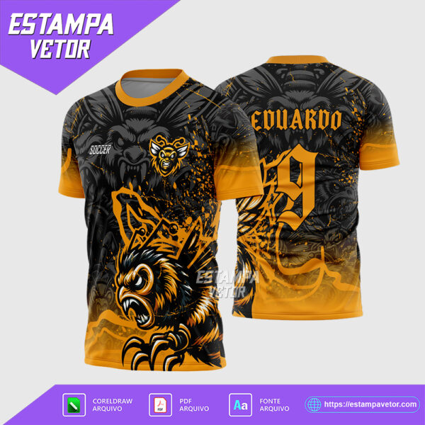 Arte Vetor Camisa Interclasse Abelha 2025 Corel Draw para sublimação