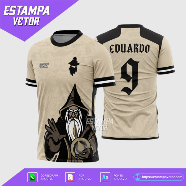 Arte Vetor Camisa Interclasse Mágico Mago Corel Draw para sublimação