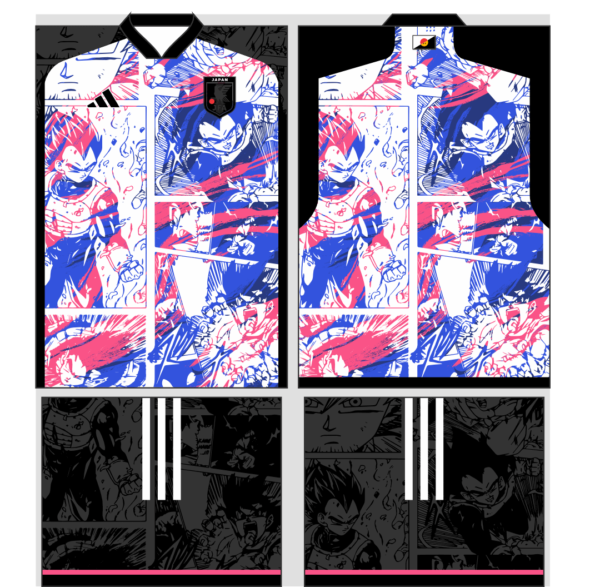 arte vetor camisa japão dragon ball conceito - Image 2