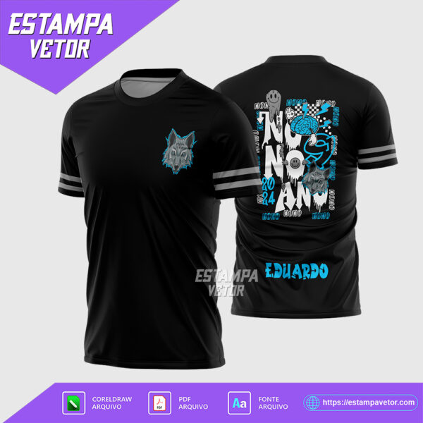 Arte Vetor para Camisa de Formandos do Nono Ano 2025 em Corel Draw X7
