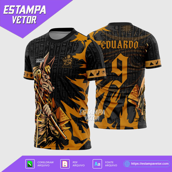 Arte Vetor Camisa Interclasse Anúbis 2025 Corel Draw X7 para sublimação