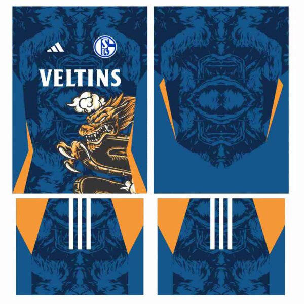 arte vetor camisa schalke 04 conceito 2024 - Image 2
