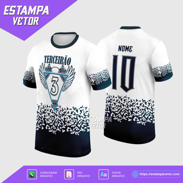 Arte Vetor Camisa Terceirão em Corel Draw X7 para formandos e turmas de terceiro ano