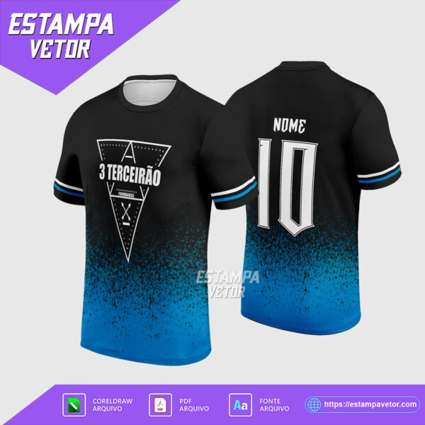 Arte Vetor Camisa Terceirão em Corel Draw X7 para formandos e turmas de terceiro ano