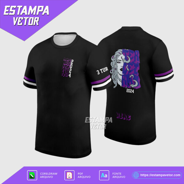 Arte Vetor Camisa Terceirão em Corel Draw X7 para formandos e turmas de terceiro ano