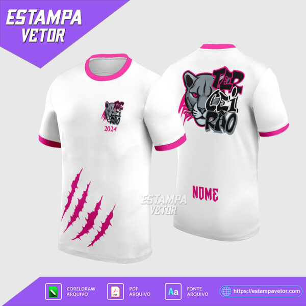 Arte Vetor Camisa Terceirão em Corel Draw X7 para formandos e turmas de terceiro ano