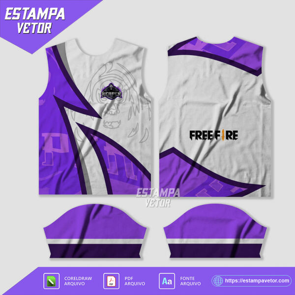 Imagem da estampa vetorizada 