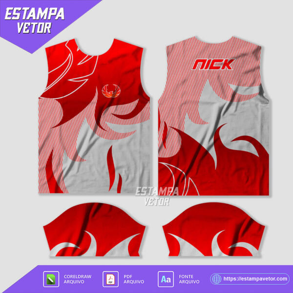 Arte Vetor Estampa Camisa Gamer 2024 - Arquivos Corel Draw, PDF, TTF