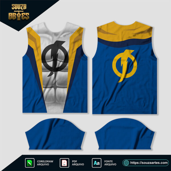 arte vetor estampa camisa super choque