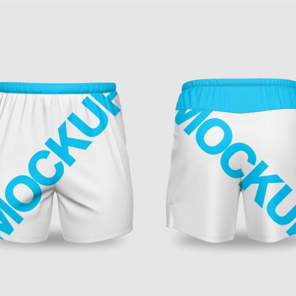 mockup short masculino de corrida editavel corel draw x7