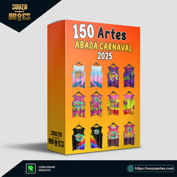pack 150 artes abadá carnaval 2025