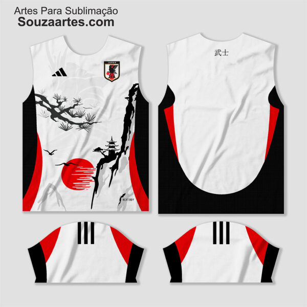 vetor camisa japão conceito 2024