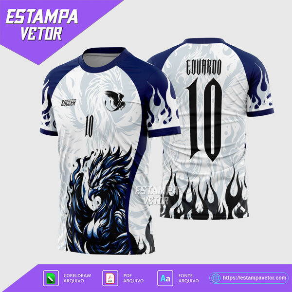Arte Vetor Camisa de Interclasse Fênix 2026 Corel Draw X7 para sublimação