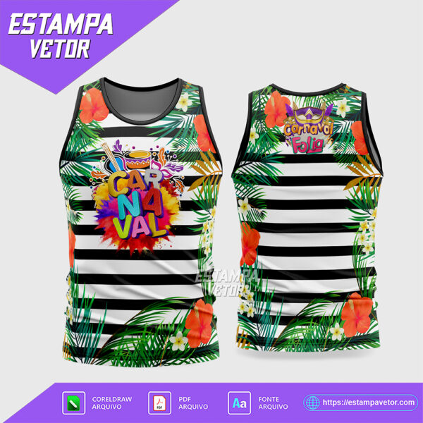 Arte Vetor Camisa Abadá Bloco Carnaval 2026 - Modelo 23