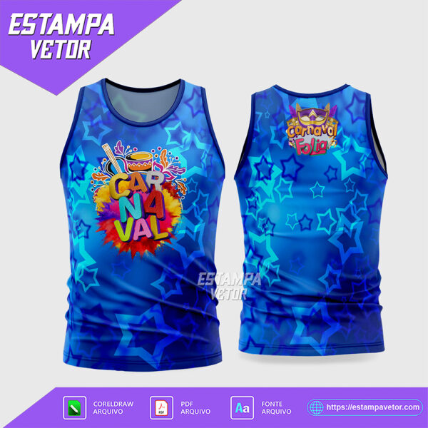 Arte Vetor Camisa Abadá Bloco Carnaval 2026 - Modelo 24