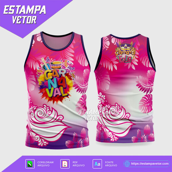 Arte Vetor Camisa Abadá Bloco Carnaval 2026 - Modelo 31