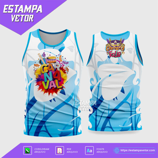 Arte Vetor Camisa Abadá Bloco Carnaval 2026 - Modelo 32