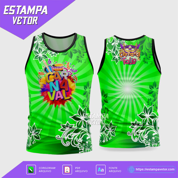 Arte Vetor Camisa Abadá Bloco Carnaval 2026 - Modelo 36