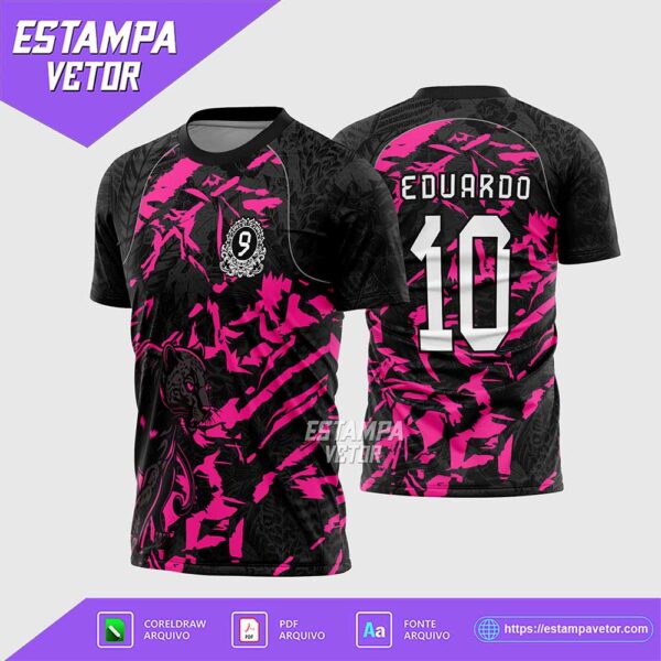 Arte Vetor Camisa Interclasse Pantera Nono Ano Corel Draw X7 para sublimação