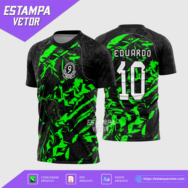 Arte Vetor Camisa Interclasse Pantera Nono Ano Corel Draw X7 para sublimação