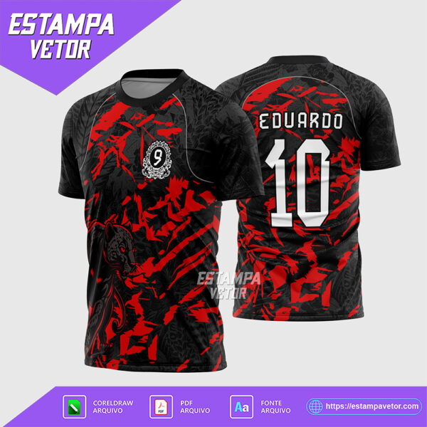 Arte Vetor Camisa Interclasse Pantera Nono Ano Corel Draw X7 para sublimação