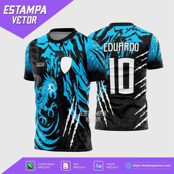 Arte Vetor Camisa de Interclasse Arara 2026 Corel Draw X7 para sublimação