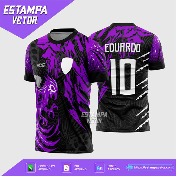 Arte Vetor Camisa de Interclasse Arara 2026 Corel Draw X7 para sublimação