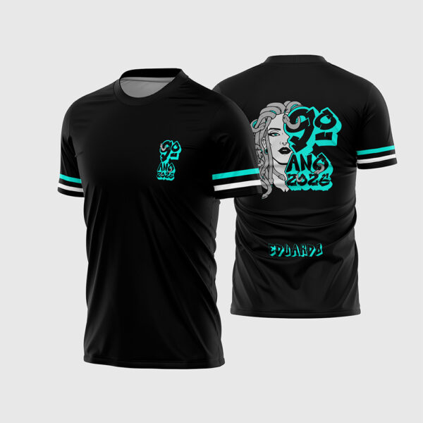Arte Vetor Camisa Nono Ano Medusa 2026