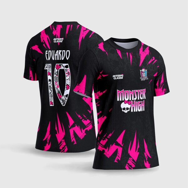 Arte Vetor Camisa Interclasse Monster high