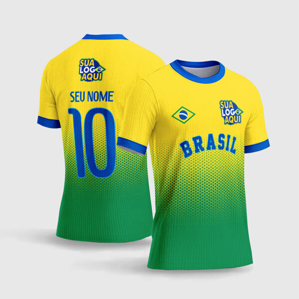 Arte Camisa Brasil Copa do Mundo 2026 Modelo 01