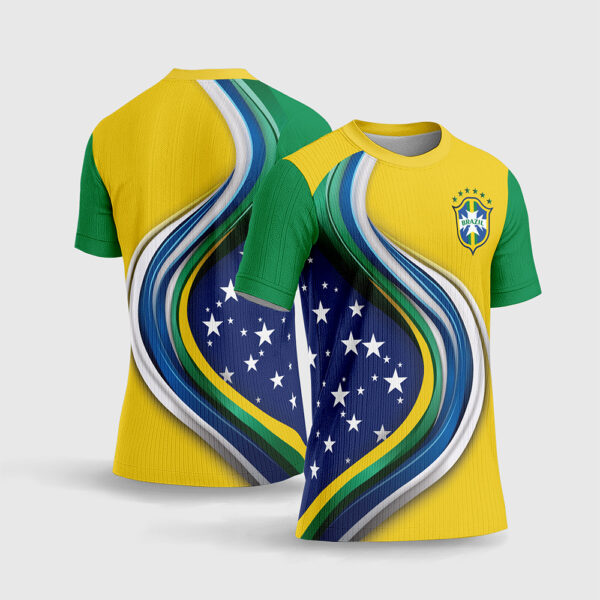 Arte Camisa Brasil Copa do Mundo 2026 Modelo 05