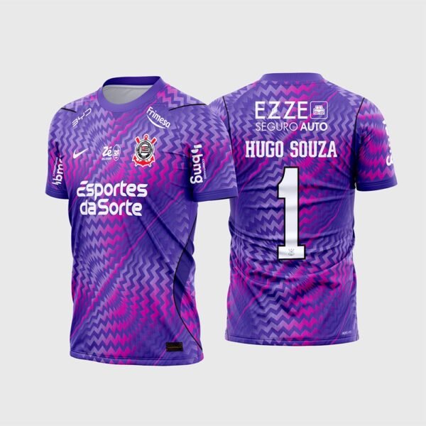 Arte Camisa Corinthians Goleiro Roxa 2026 - 2027