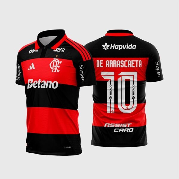 Arte Camisa do Flamengo Titular 2026 - 2027