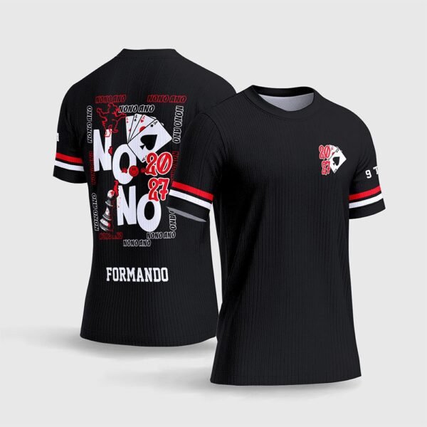 Arte Estampa Vetor Camisa Formandos Nono Ano Xadrez