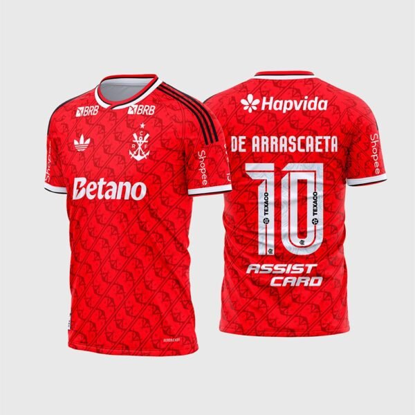 Arte Estampa Vetor Camisa do Flamengo Terceira 2026 - 2027