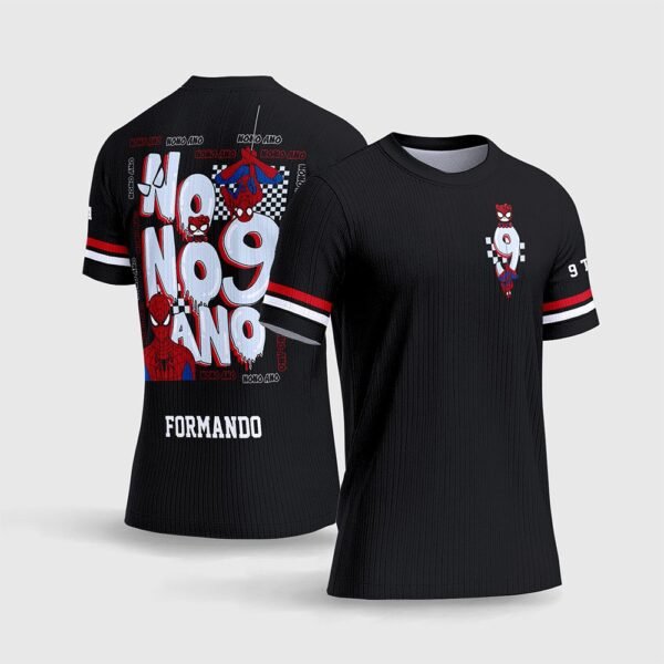 Arte Estampa Vetor Camisa do Nono Ano Homem Aranha