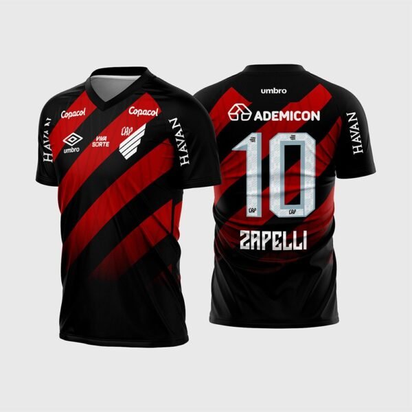 Arte Vetor Camisa Club Athletico Paranaense Titular 2026 - 2027