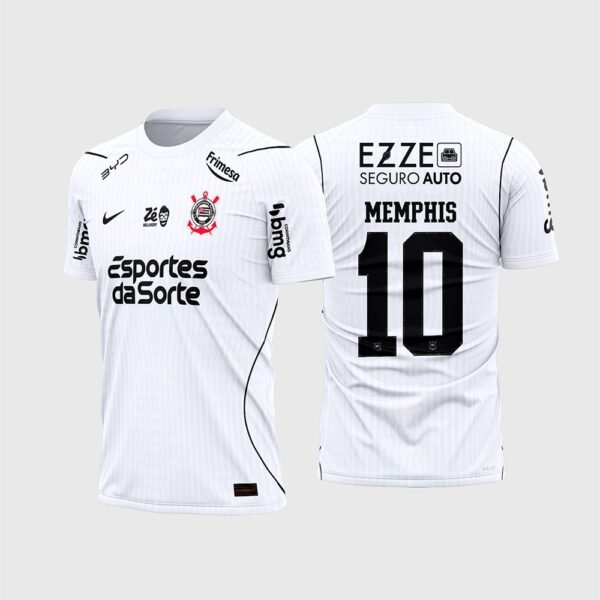 Arte Vetor Camisa Corinthians Titular 2026 - 2027