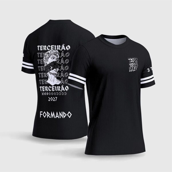 Arte Vetor Camisa Formandos Estátua Terceirão