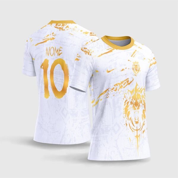 Arte Vetor Camisa Interclasse Leão Dourado 2027