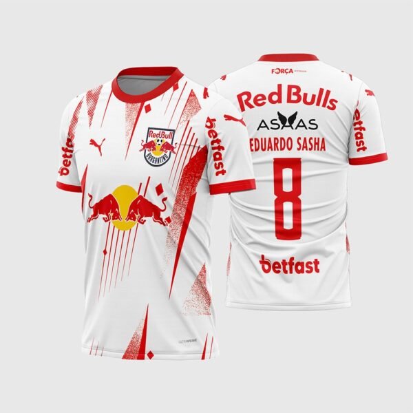 Arte Vetor Camisa Red Bull Bragantino Titular 2026 - 2027